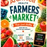 Flyer for the ArchWell Health Farmers Market on Hampton Avenue in Milwaukee