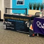 Golden Milestone Services information booth at the WCCC Know Your Health 2.0 event at Milwaukee Central Library