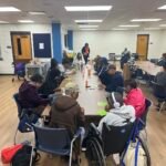 Community Bingo activity at the Clinton Rose Senior Dining Site in Milwaukee